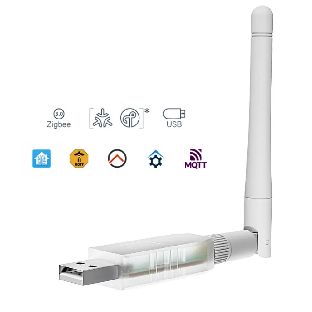 SMLIGHT-Adaptador USB Zigbee 3,0, accesorio de rosca más pequeña, funciona con Zigbee2MQTT, asistente de hogar, ZHC, SLZB-07/07p 7/07p10