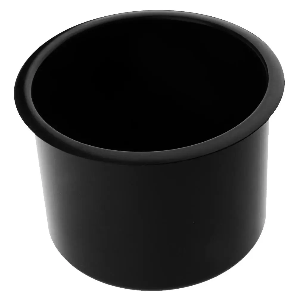 Car Recessed Cup Holder for Boats, RVs, Cars, Trucks, Sofas, Game Table Pockets and More (Black, 82mm)