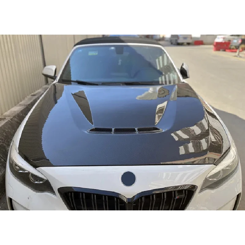 Dry Carbon Fiber Engine Hood for  M2 F87 2014-2022 Body Kit Front Bonnet OEM