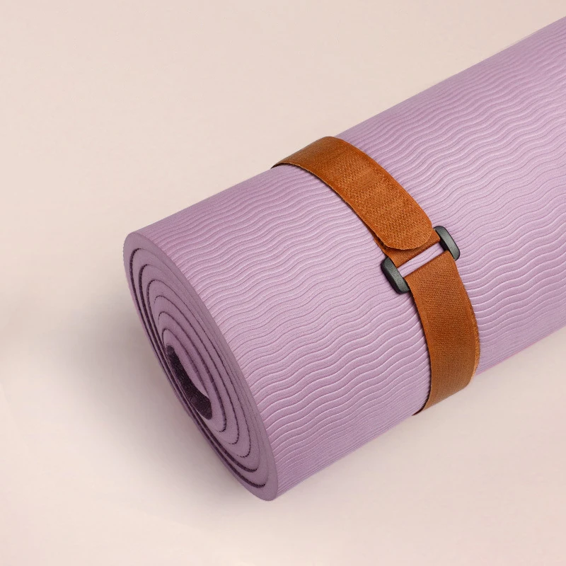 【New】Adjustable Yoga Mat Strap With Fastener, Non-Slip Exercise Accessories Storage Cord, Durable Stretch Bungee Tie Hook Loop