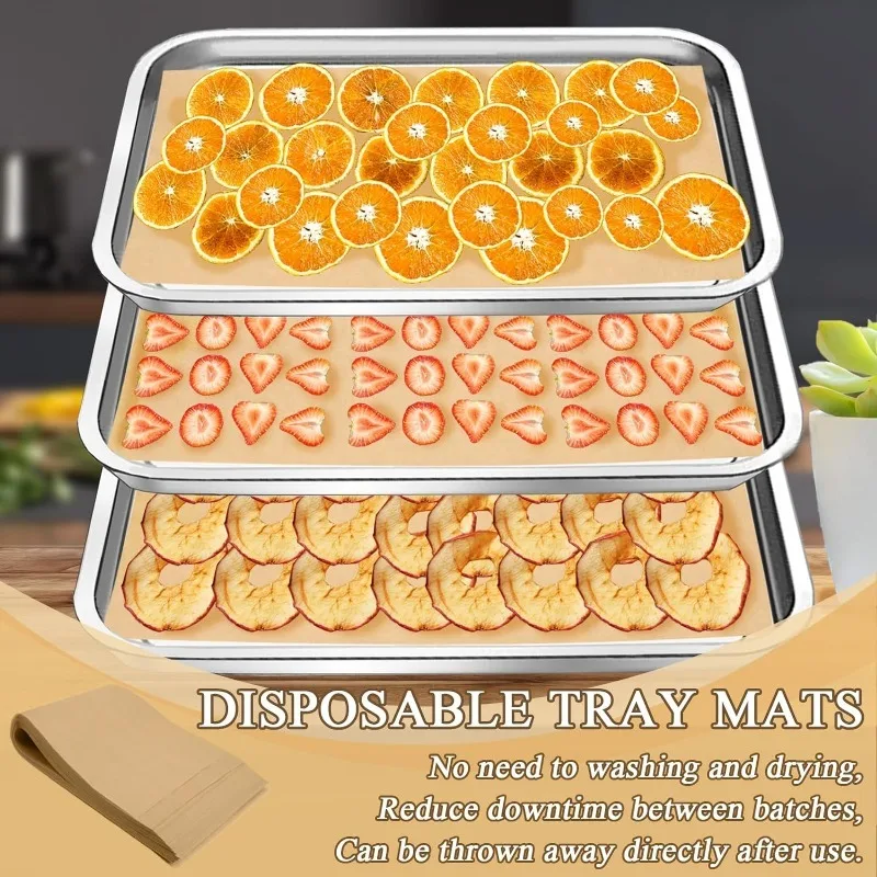 Parchment Paper Non-Stick Baking Mats Unbleached for Baking Cookies Cooking Air Fryer Oven Grilling Freeze Dryer Ray Mats