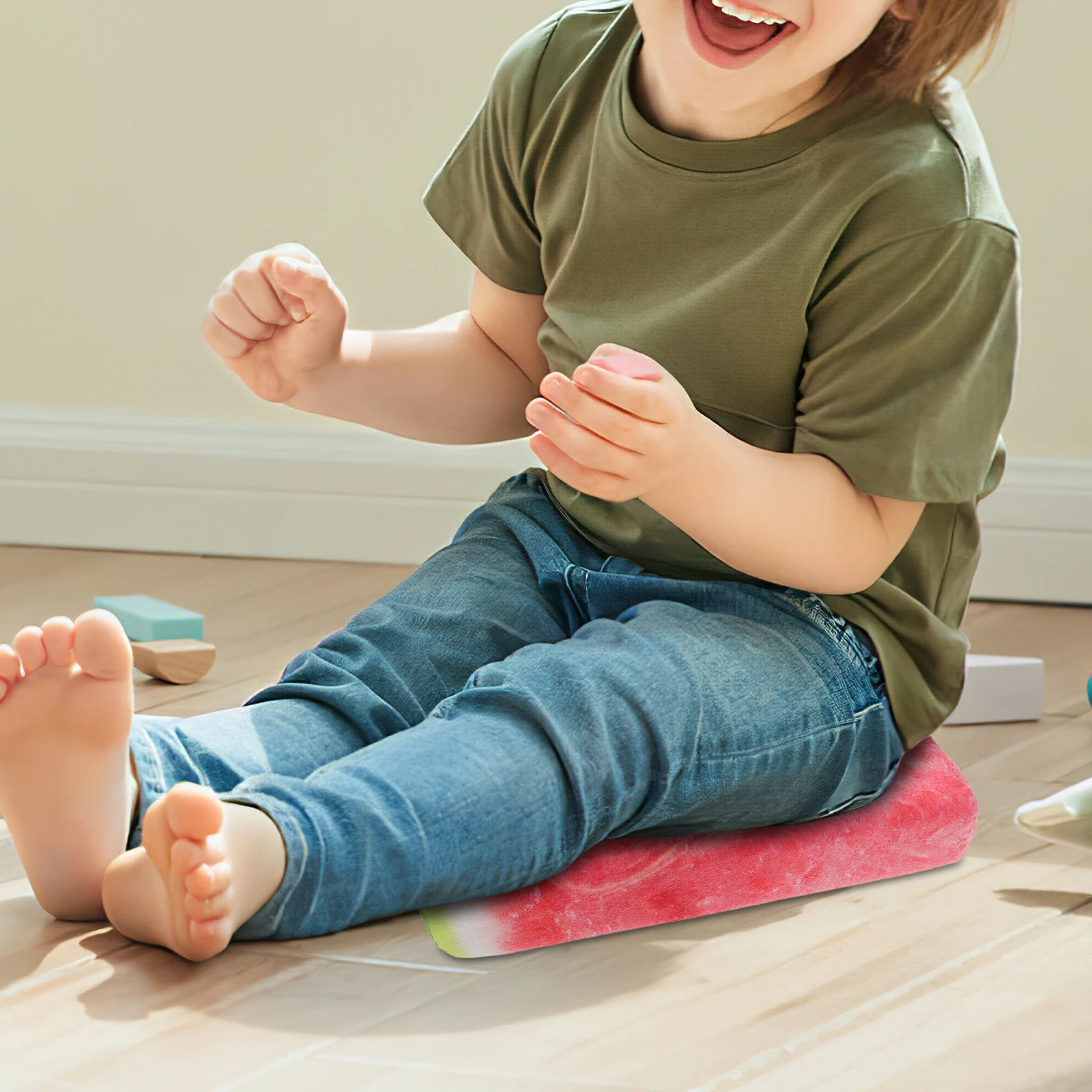 

Watermelon Shaped Pillow Inspired Decorative Soft Hugging For Home Party Photo Props Sofa Pool Patio Decor Simulation Fruit