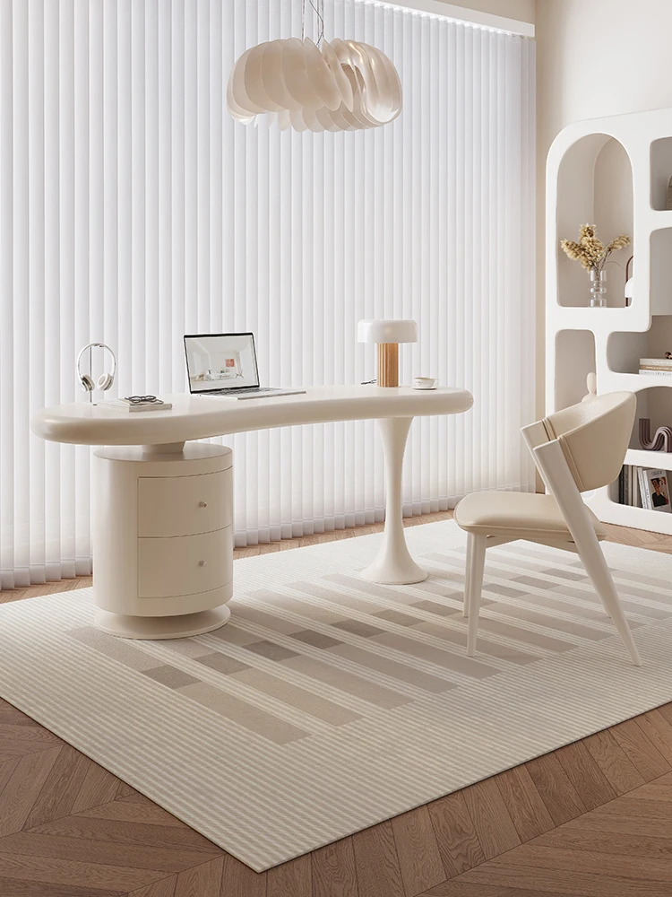 TLL Home French Entry Lux Shaped Desk Designer Computer