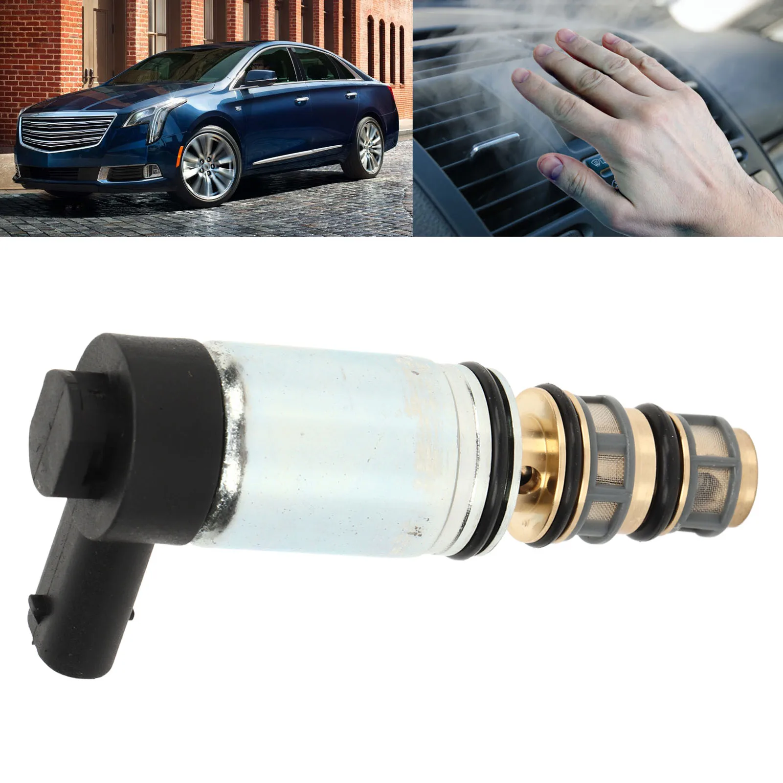 

Control Solenoid Valve Control Electronic Control Valve AC Compressor Easy To Install for Compressor