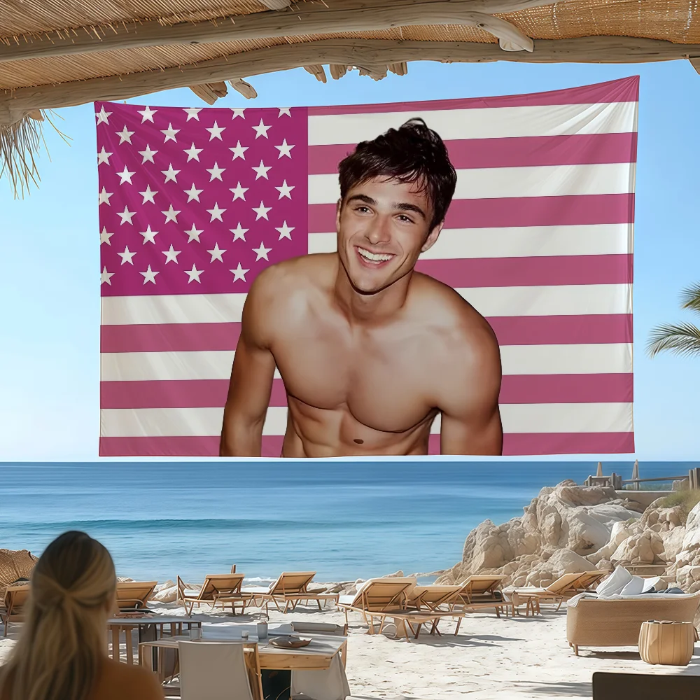 Actor Jacob Elordi flag Custom Camping Garden Decor Party Backdrops Wall Art Family Gifts