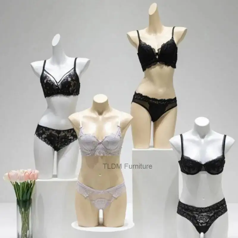 

Nordic Creative Underwear Mannequin Clothing Store Window Half-body Display Stand Bra Panties Prop Model Sewing Supplies FYMQ