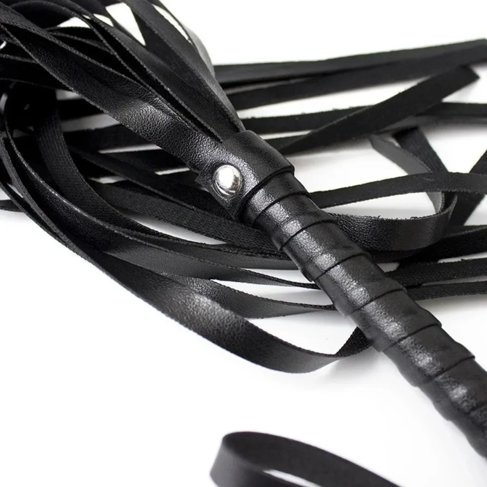 Bdsm Spaß Sex Spiel Peitsche Leder Erotische Sexy Slave Spanking Paddle Sex Spielzeug für Frauen Paare Erwachsene Flogger Fetisch Bondage Harness