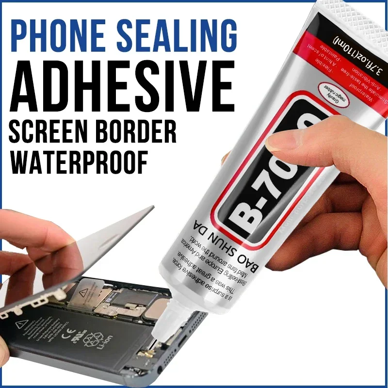 B-7000 Glue 15/25/50/110ML Transparent Phone Screen Repair Glue Universal Glass Plastic DIY Adhesive with Precise Applicator