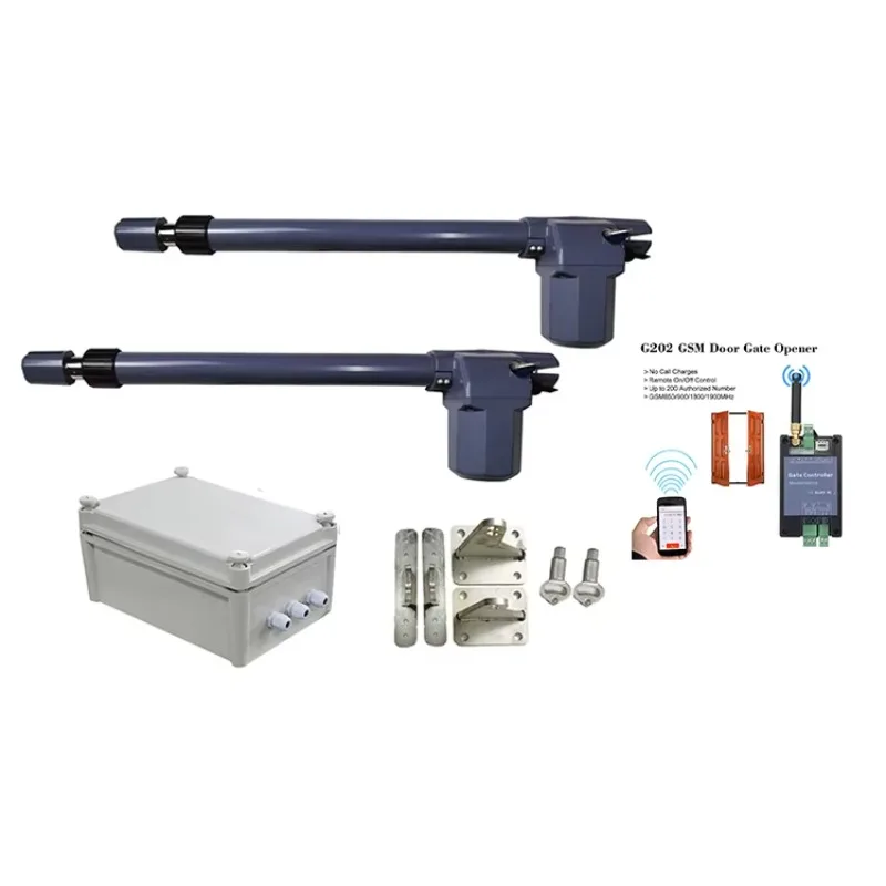 

Wholesale Popular Easy Install Dual Arms Kit Swing Gate Opener With G202 Mobile App Open The Door