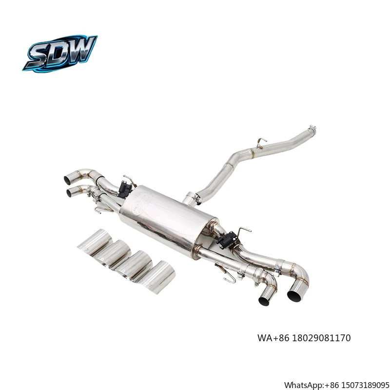 

Stainless Catback Exhaust Pipe for Levante Grecale Quattroporte GranTurismo Loud Sound Sport Tuning System