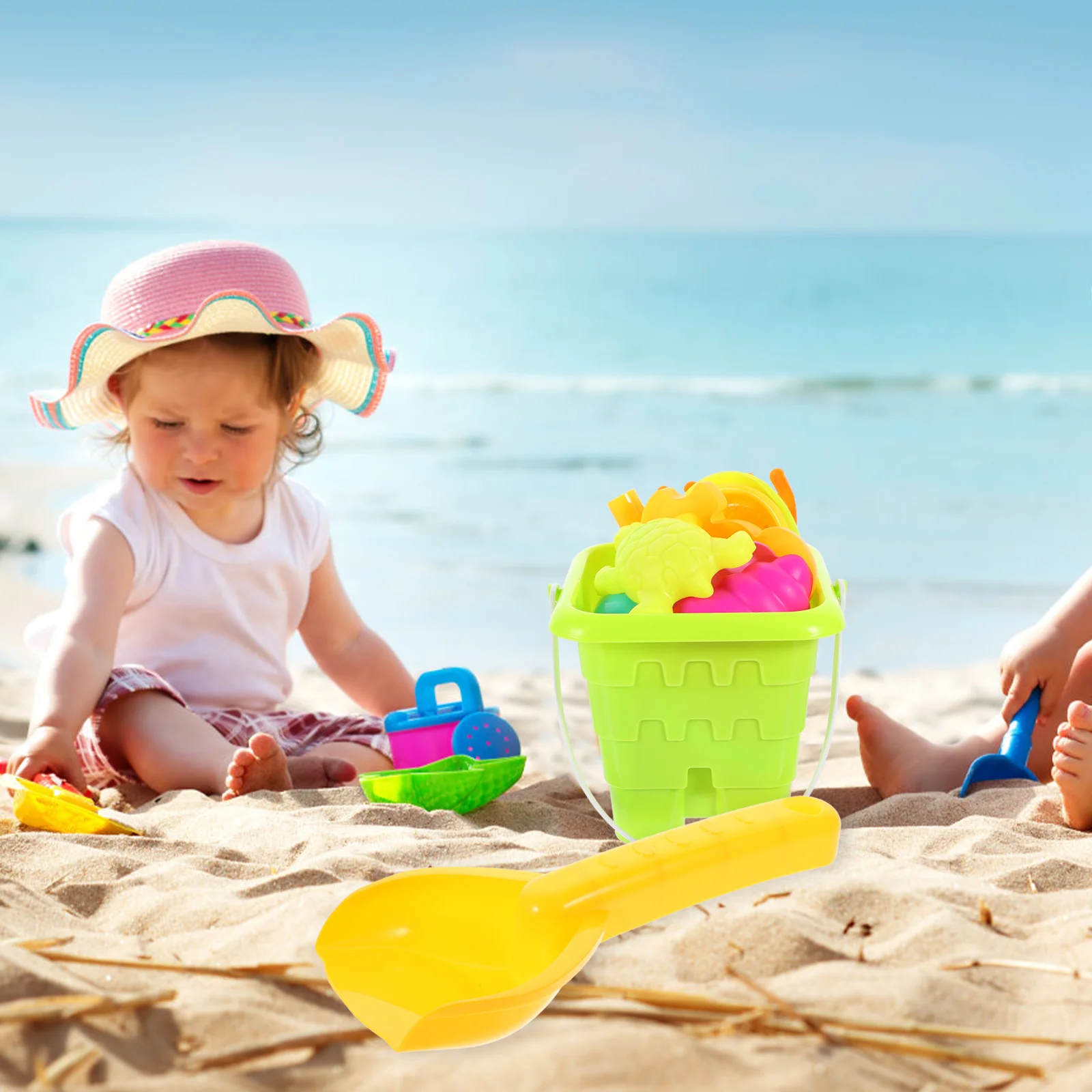 12 pçs crianças pás de praia pequenos brinquedos de areia idades 4 8 plástico leve seguro crianças ao ar livre criança escavação ferramentas praia sandbox