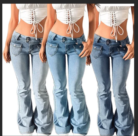 Женские джинсы-клеш Levi's  летние
