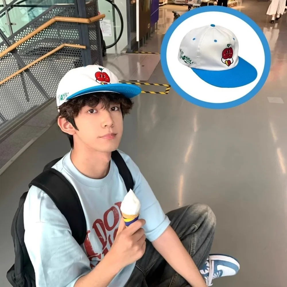 

Fashion Cute Baseball Caps Embroidery Cartoon Peaked Caps Sunscreen Unisex Hip-hop Hat Men Women