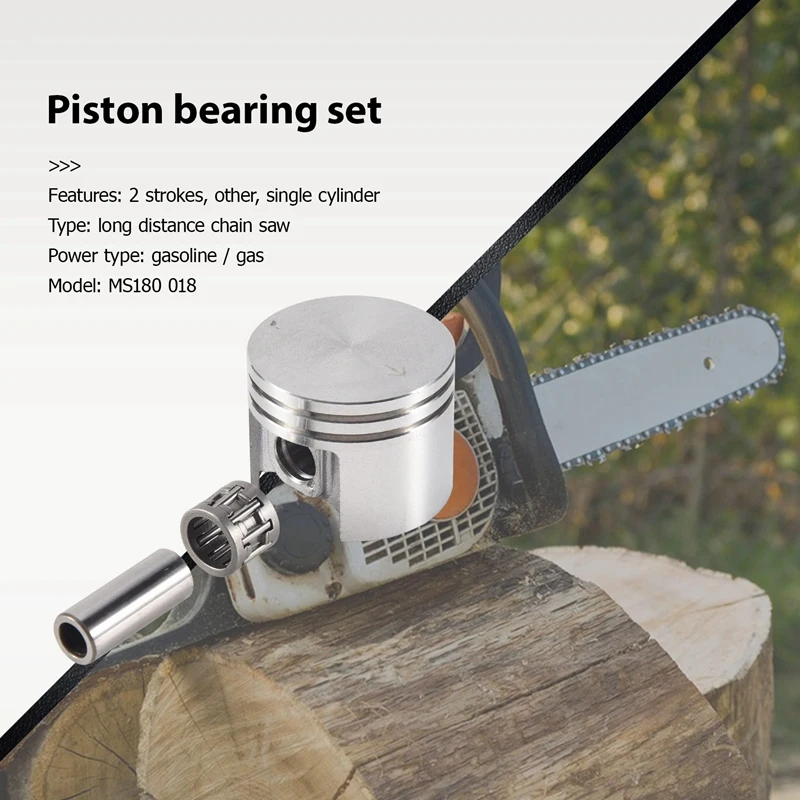 PORK-38 مللي متر المكبس والخواتم 10 مللي متر دبوس إبرة مجموعة أدوات المحمل صالح للمنشار Stihl Ms180 018 180