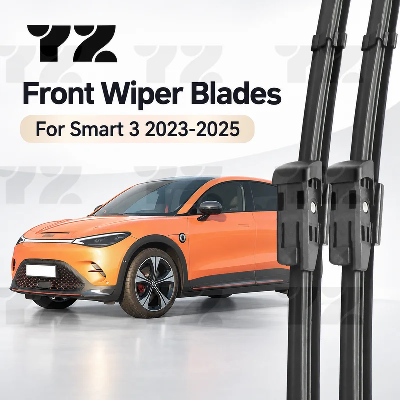 YZ Front Wiper Blades For Smart 3 2023-2025 Windshield Windscreen Replacement 24" 20" Car Accessories
