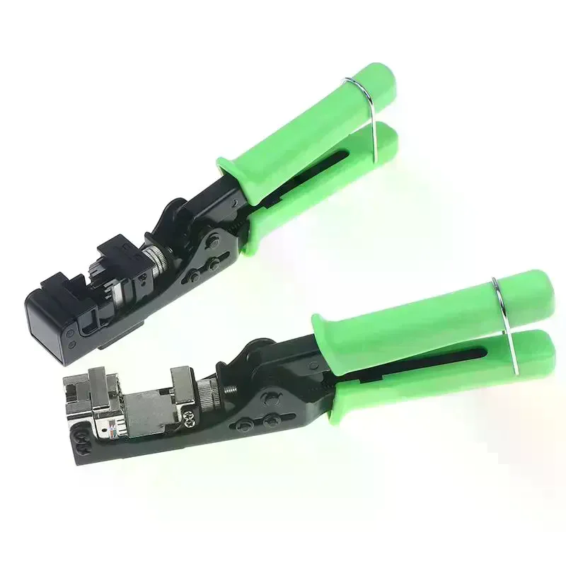 

[7015]180° Jack Punch Down Tool Network Module Punch Down Tool Wire Cutter Termination For CAT5 CAT6 Fast Termination Crimpe