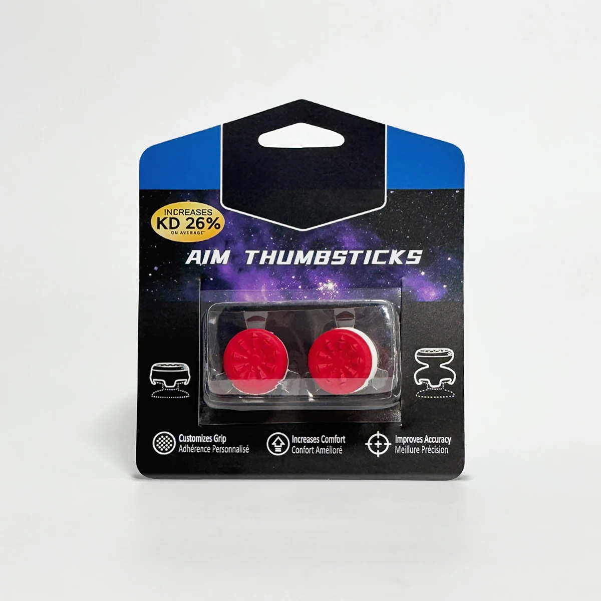 2 siliconen duimgrepen voor P5/P4, krachtige analoge joystick voor P4 P5 Galaxy joystick