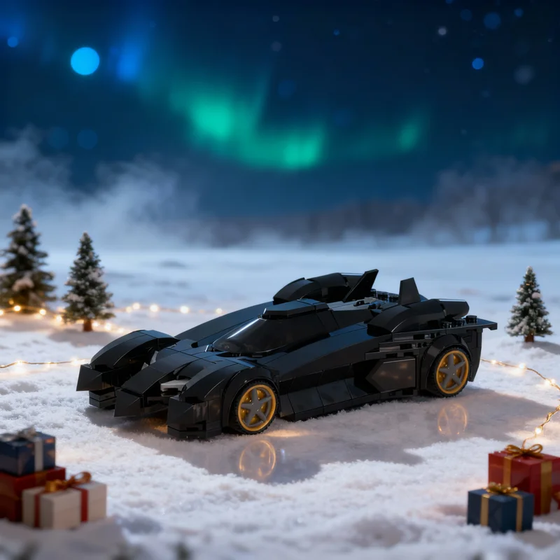 

321pcs MOC Beware The Batmobile Super Heroes DCD Batmansed Model Building Blocks Creative Gift DIY Display Decor Adult Premium