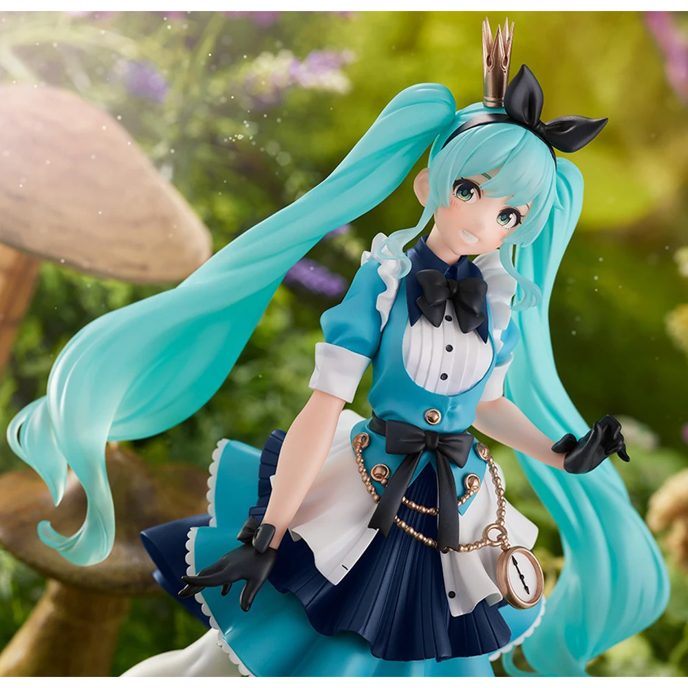 Original Taito Hatsune Miku Princess Amp Figure Alice Ver.prize Figure 21Cm Collection Model Toy Gift Genuine In Stock