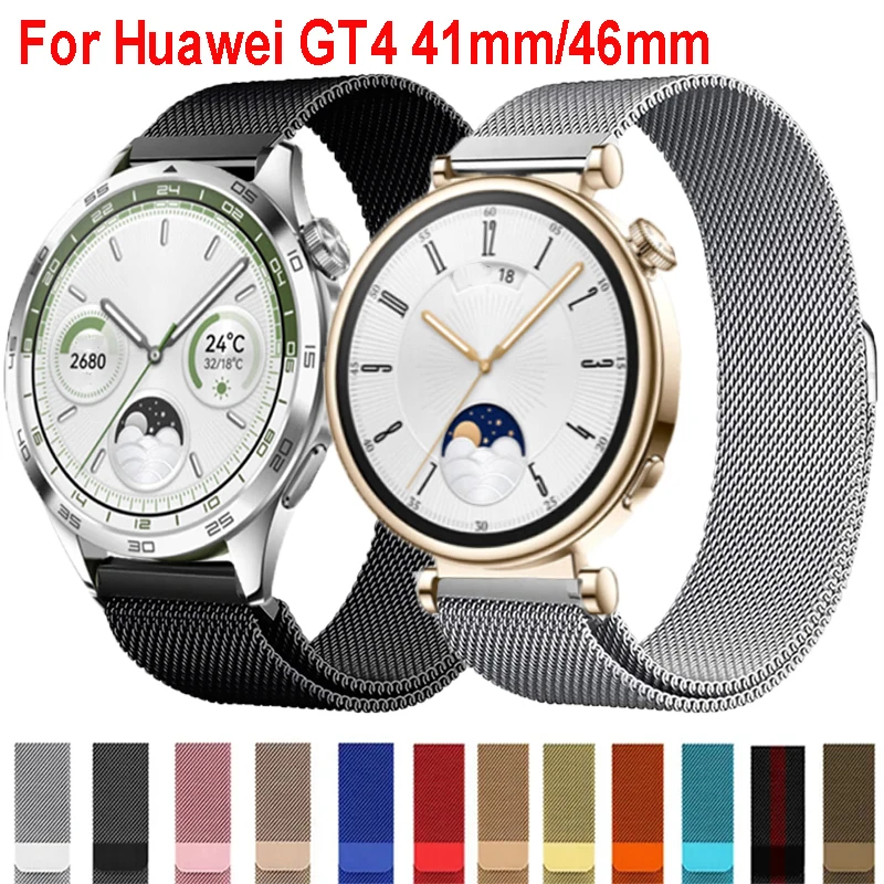 Milanese Loop Band für Huawei Uhr GT 4 41mm 46mm Metall Armband Edelstahl Armband Für Huawei GT4 46mm 41 Correa Armband