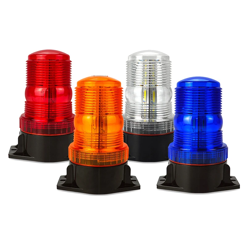 10-80V 30 LED High Power Emergency Warning Flash Strobe Light Beacon For Forklift Truck School Bus Blue Red White Yellow