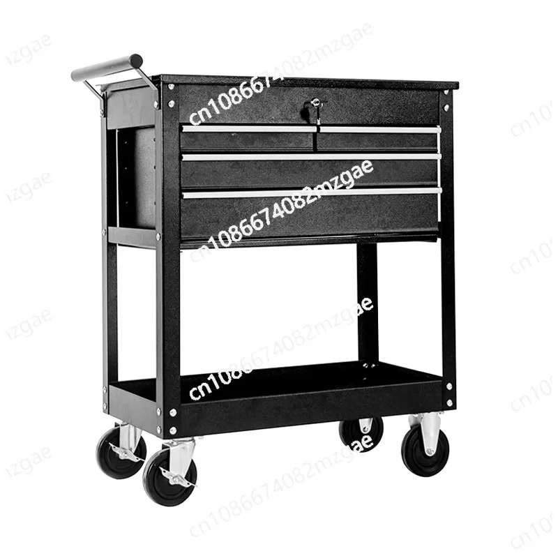 

Авторемонт 4-х ящиков Тележка Многофункциональная мобильная мастерская Ремонт шкафов Тяжелый шкаф для инструментов
