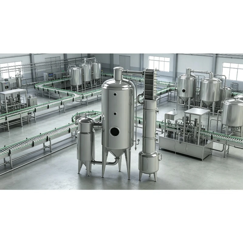 Evaporation Machine Vacuum Heating Evaporator Low Temp Power Efficient for Fruit Jam Concentration Process