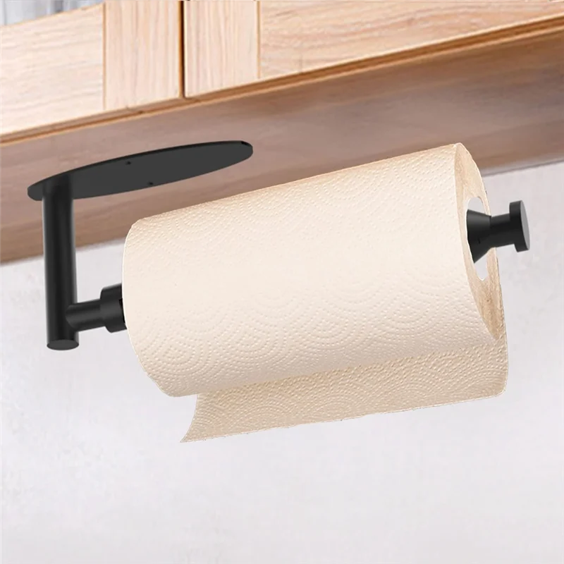 Paper Towel Holder Wall Mount Paper Towel Holder With Damping Kitchen Under Counter Paper Towels Rack