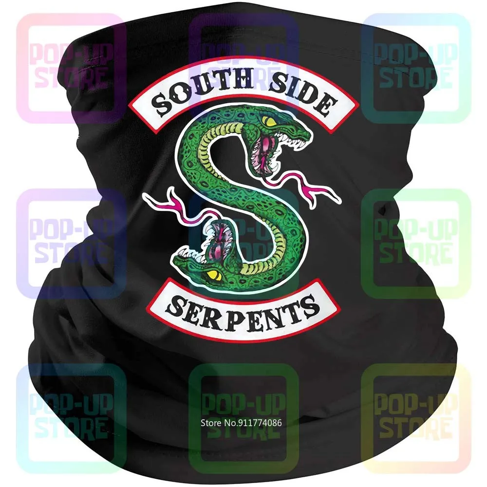 

Serpent Of Riverdale South Side S Serpents Elegant Black Bandana Balaclava Scarf Neck Gaiter Mouth Cover