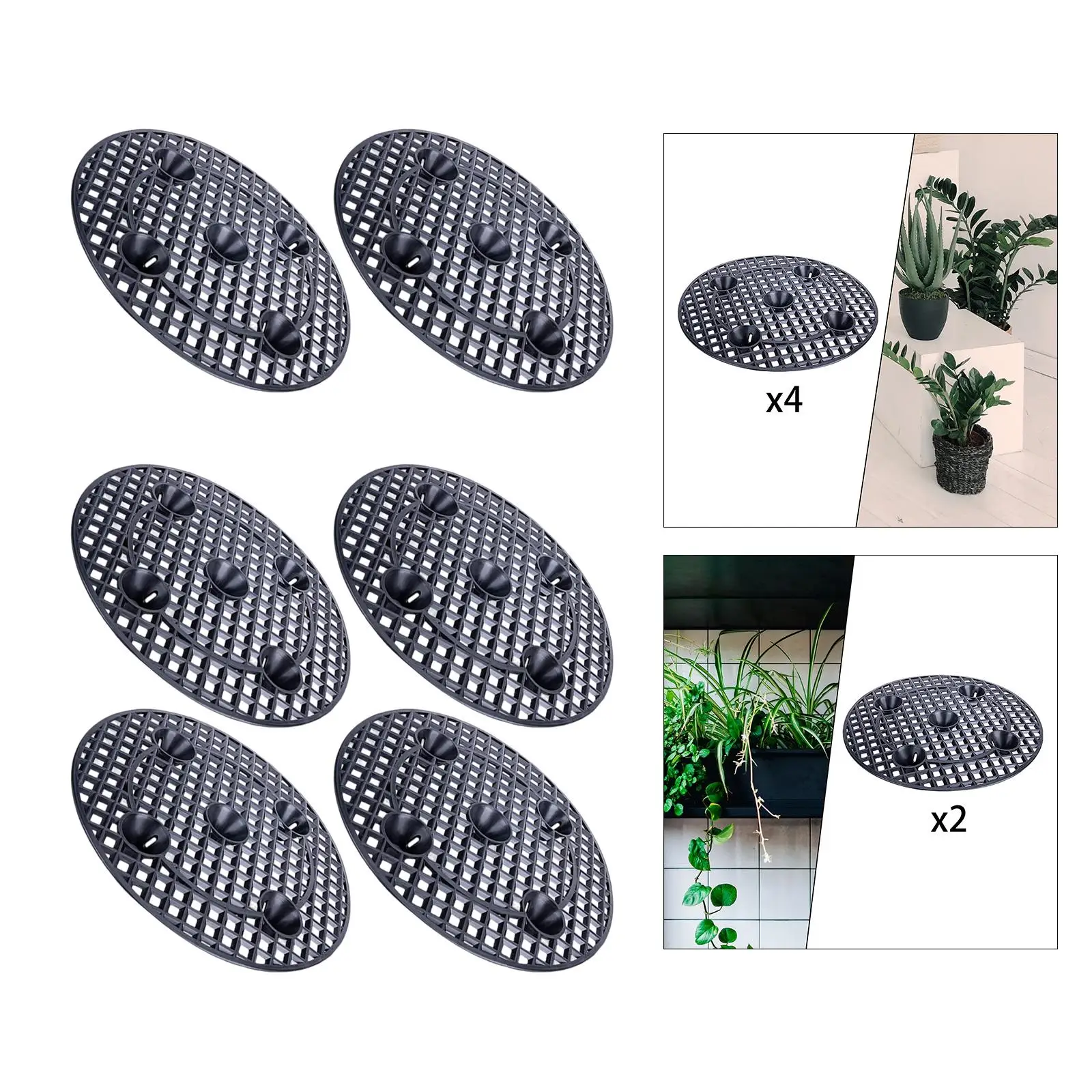 Plant Level Pot Elevator for Fabric Pots Planter Holder for Outdoor Indoor