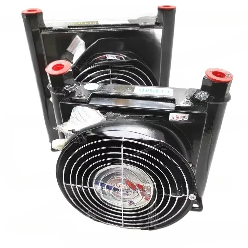 12V/24V/110V/220V/380V Improved Car Oil Tank Cooler AF0510T AF1025-CA Hydraulic Air Cooled Radiator Air Cooled Oil Radiator