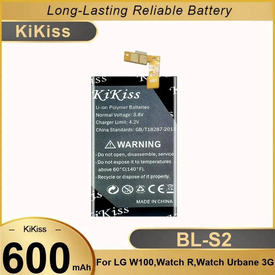 

Для LG Watch W100 R Urbane 3G 600 мАч Аккумулятор BL-S2 Длительная производительность