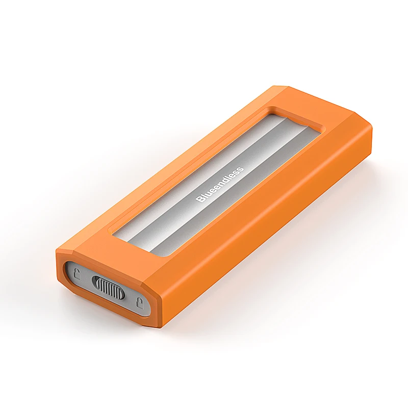 

M.2 NVME SATA SSD Enclosure USB 3.1 Gen2 2 in 1 M.2 SSD to USB3.1 External Enclosure Case with Silicone Cover