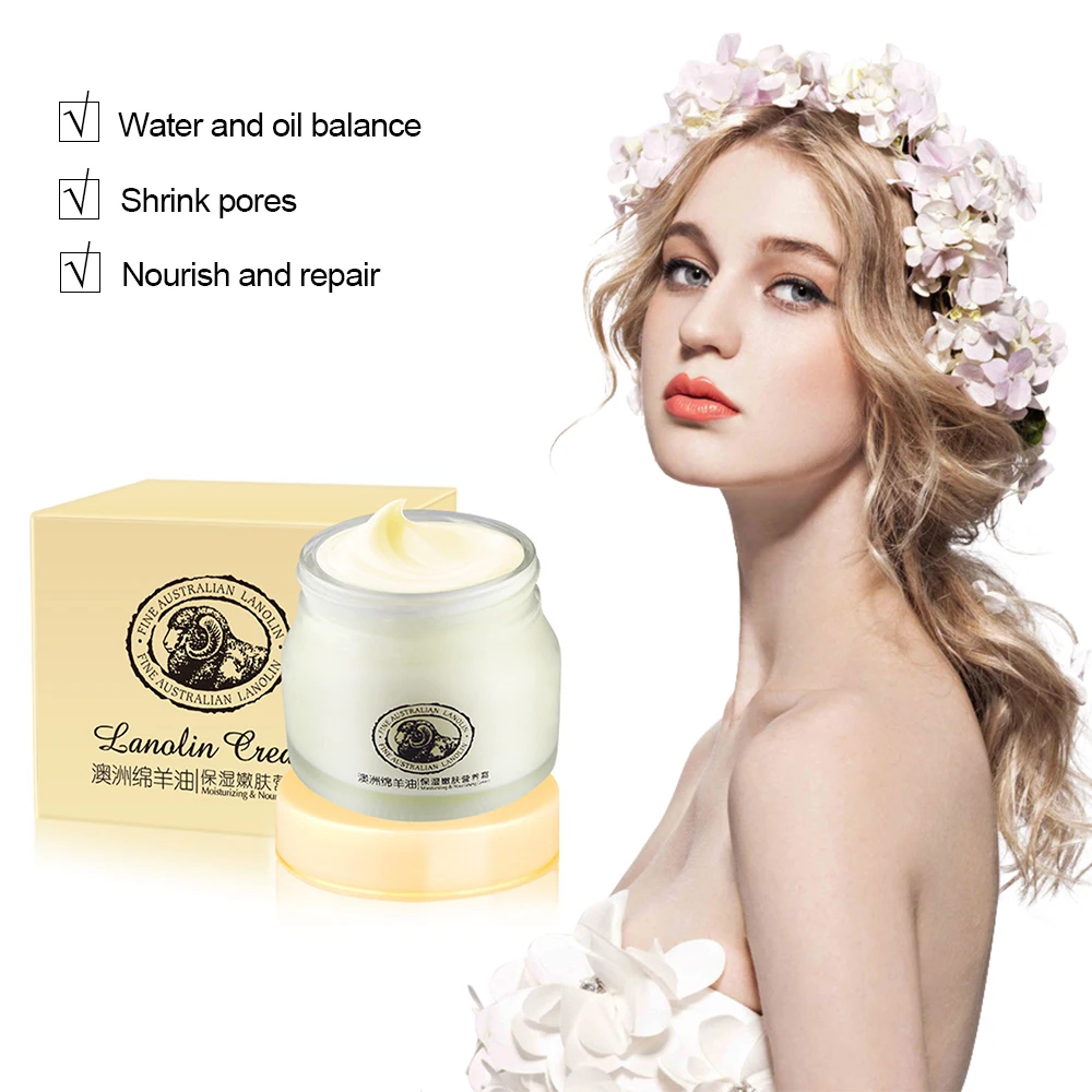 

Laikou New Cream Sheep Placenta Cream Contains Hyaluron Acid Aloe Vera Curacao Skin Care Australian Lanolin Oil Cream 90g