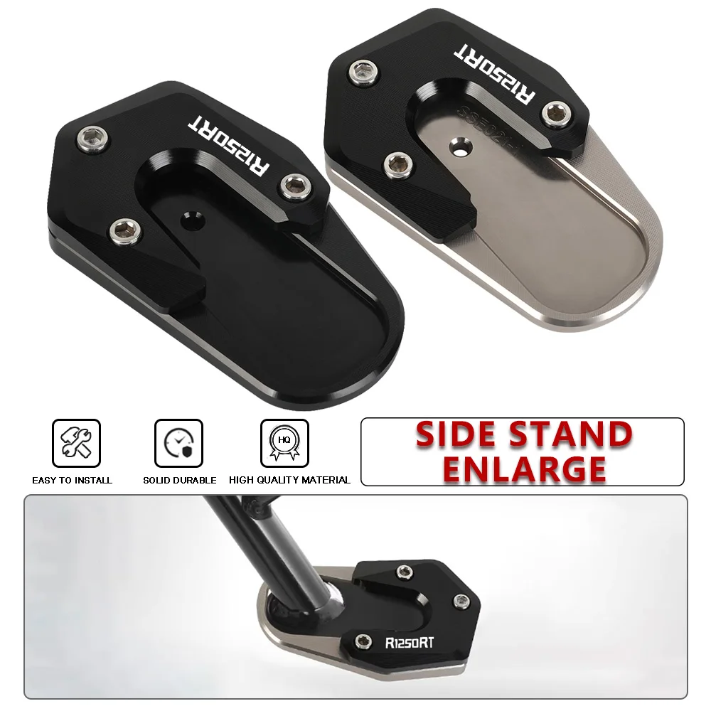 

Motorcycle CNC Foot Enlarger Foot Side Stand Extension For BMW R1200RT R 1200 RT 2014-2019 R1250RT R1250RS 2019-2023 2022 2021
