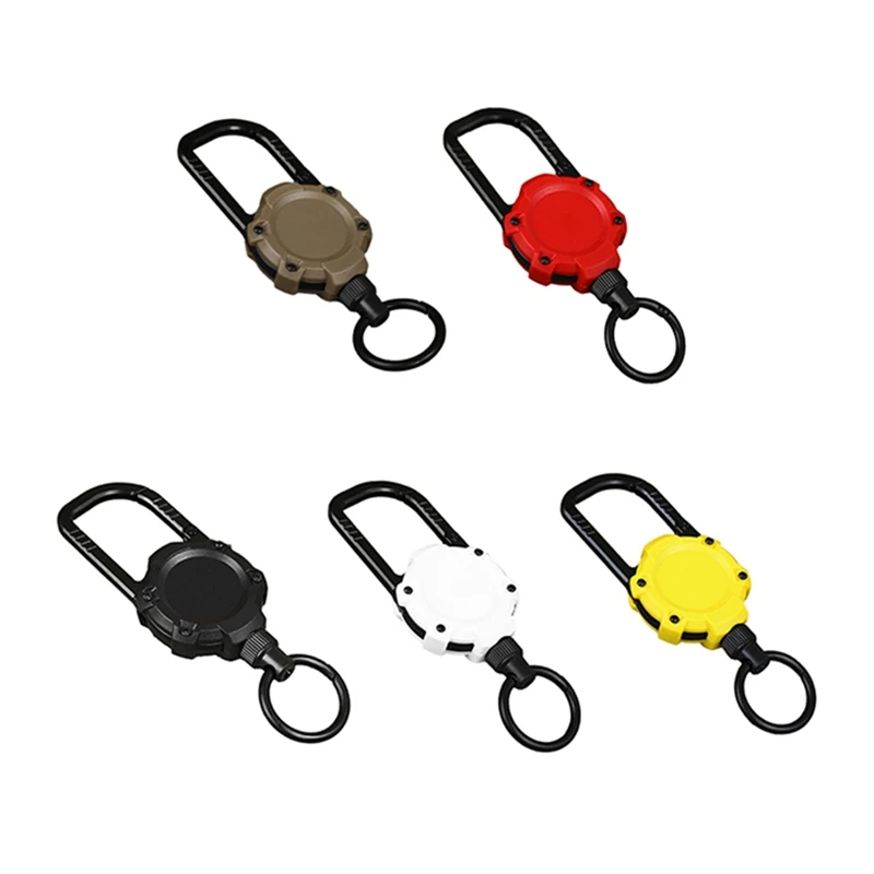 Magnetic Carabiner Keychain Outdoor Camping Climbing Snap Clip Lock Buckle Hook Retention Rope