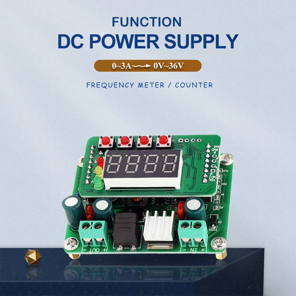 JUNTEK BUCK3603 Digital Control Dc-Dc Power Supply Buck Voltage Module Step Down Voltmeter Converter 36V 3A 108W Charger