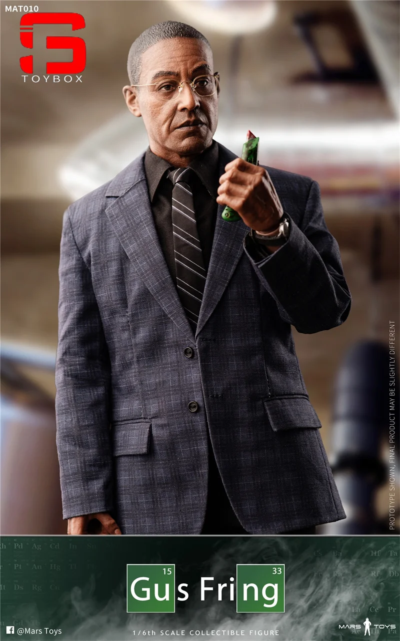 In Stock Mars Toys MAT010 1/6 Giancarlo Esposito Double Action Figure 12'' Male Soldier Figurine Model Full Set Collectible Toy