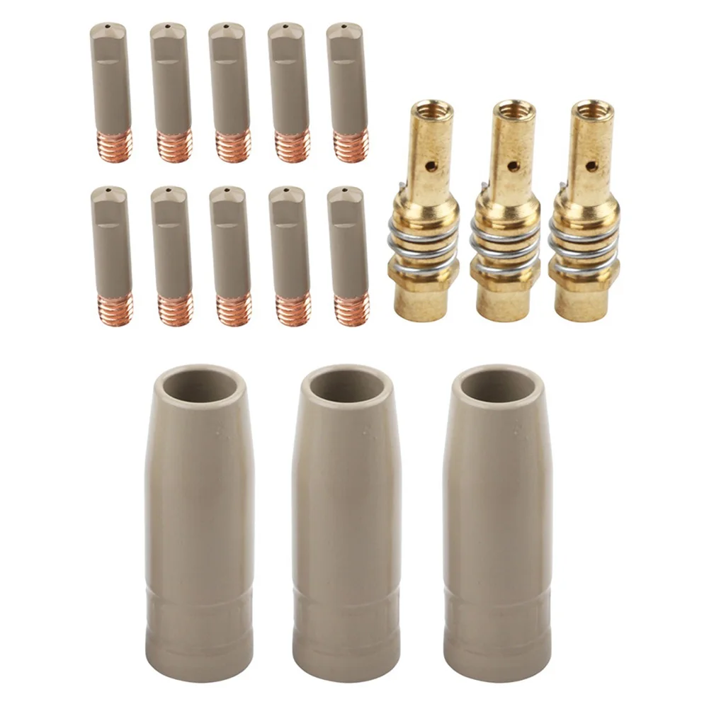 16PCS Coating for Protection Nozzle Kit Compatible with For 15AK Welding Machines Airless Spray Systems 0.8mm Tip Size