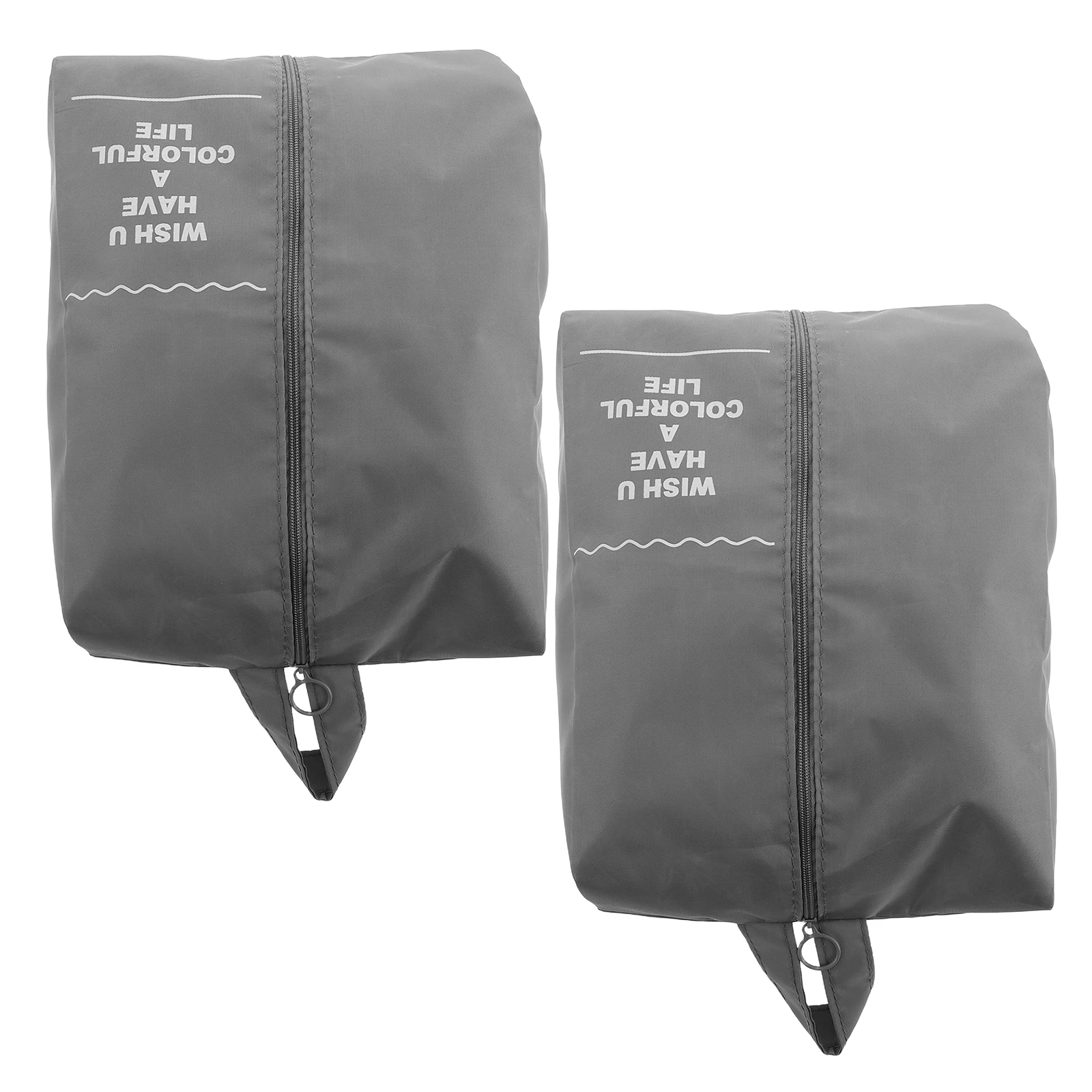 

2 PCS Travel Shoe Bag Boot Bags for Foldable Sneakers Dust Carry Ballet Makeup Football Gym Golf