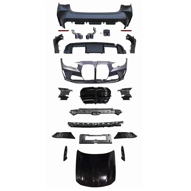 

Modified to G80 M3 Body Kit Car Hood Headlight for BMW 3 Series G20 2019-2022 Bodykit Front Bumper Rear Bumper Grille