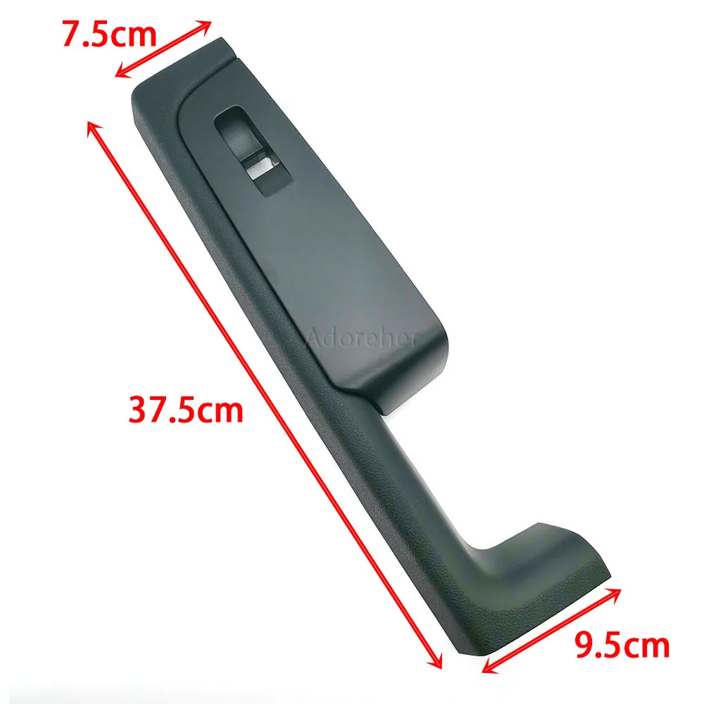 1 قطعة الجانب الأيمن الأمامي الأسود يصلح لسكودا مقبض الباب الداخلي نافذة رفع لوحة التبديل قوس الملحقات #2