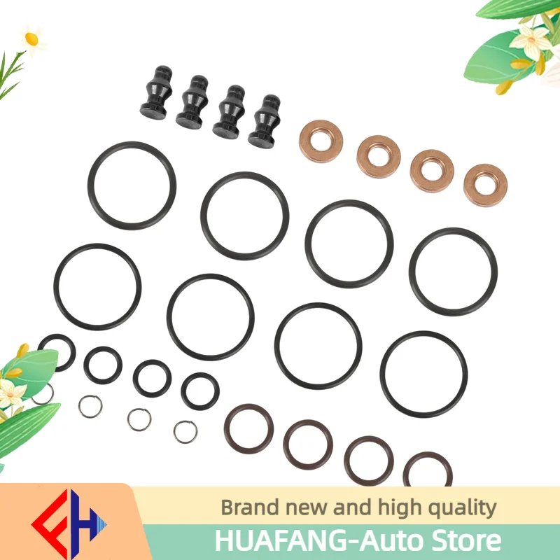 4 Bags/lot For Tdi Pd Injector Seal Repair Kit For Bew Brm Engines Golf Jetta New Beetle 038130079bx 038198051a 038198051c