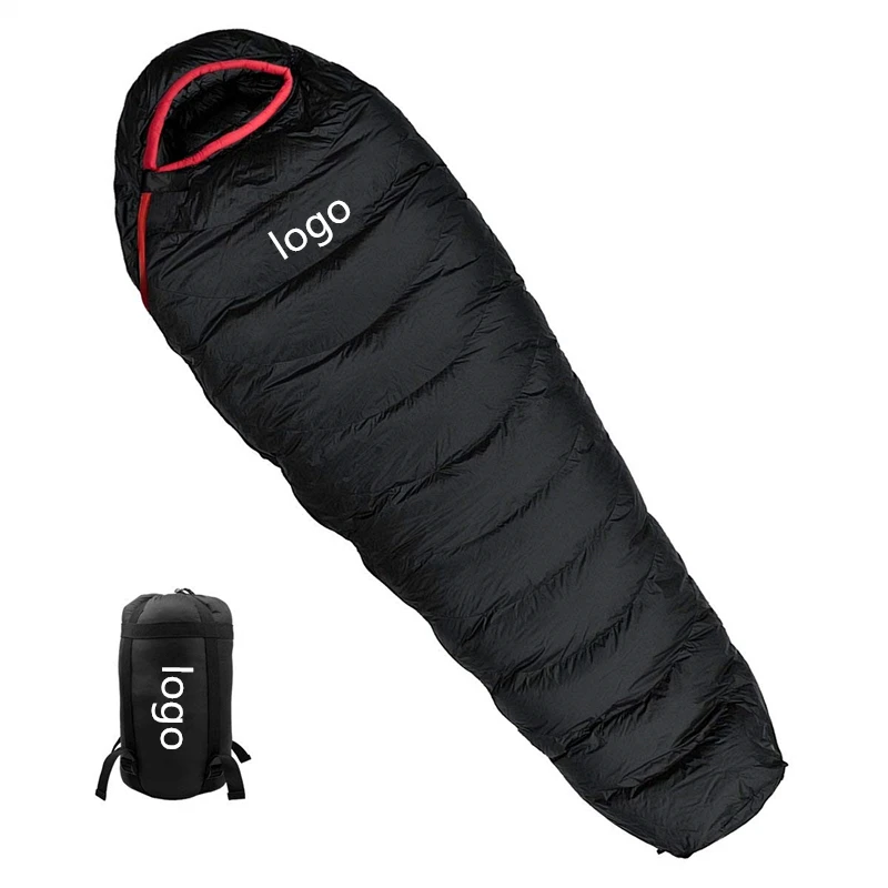 Down Sleeping Bag 400 Fill Ultralight Envelope Underquilt Goose Down Bag For Cold Weather