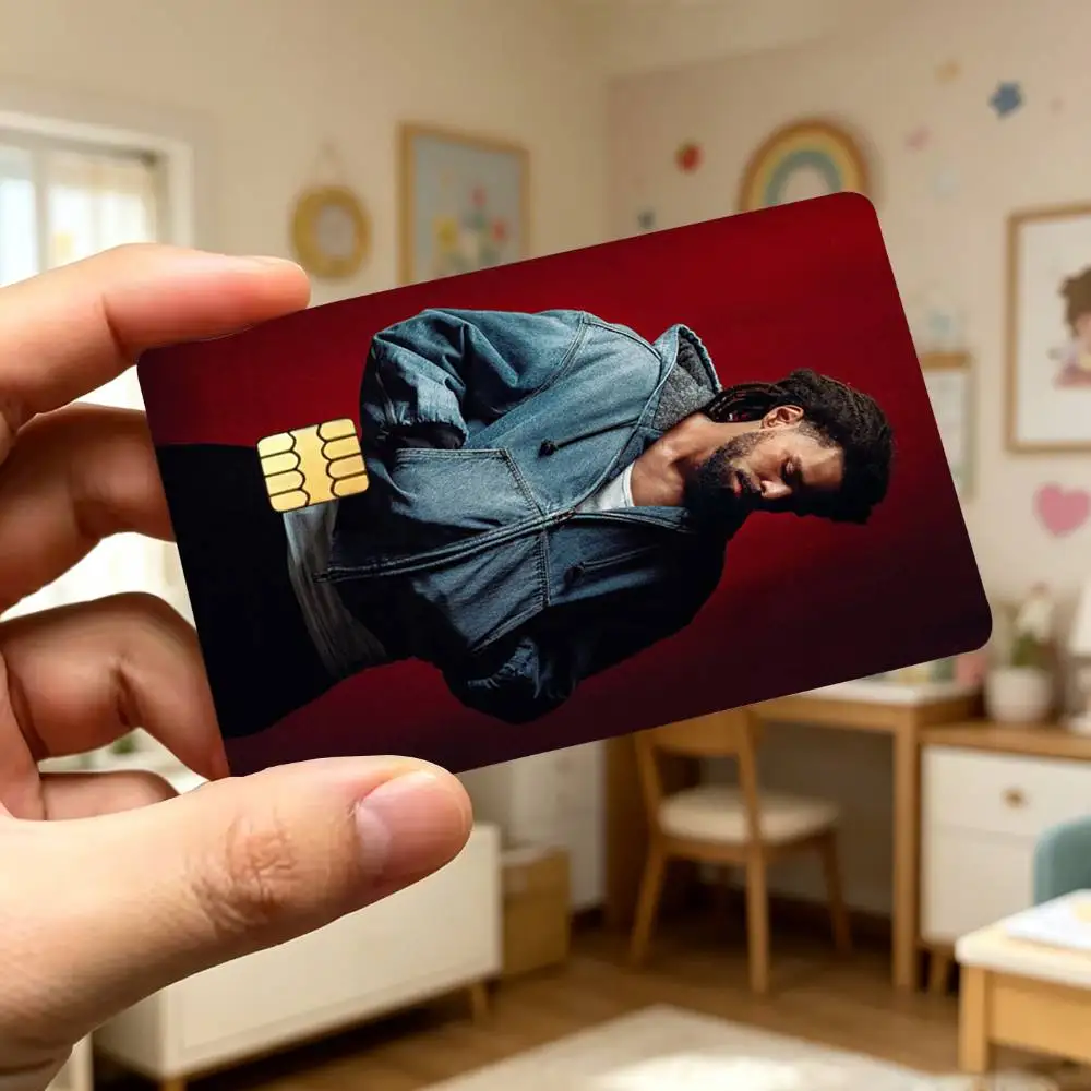 Rapper Singer J C-Cole-S Sticker Decoration Creative Bank Card Bus Metro Waterproof Sticker