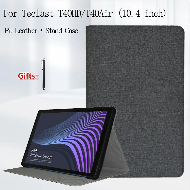 Case for Teclast T40HD,Pu Leather Stand Protective Cover for Teclast T40air 10.4 Inch Tablet PC + Stylus Pen