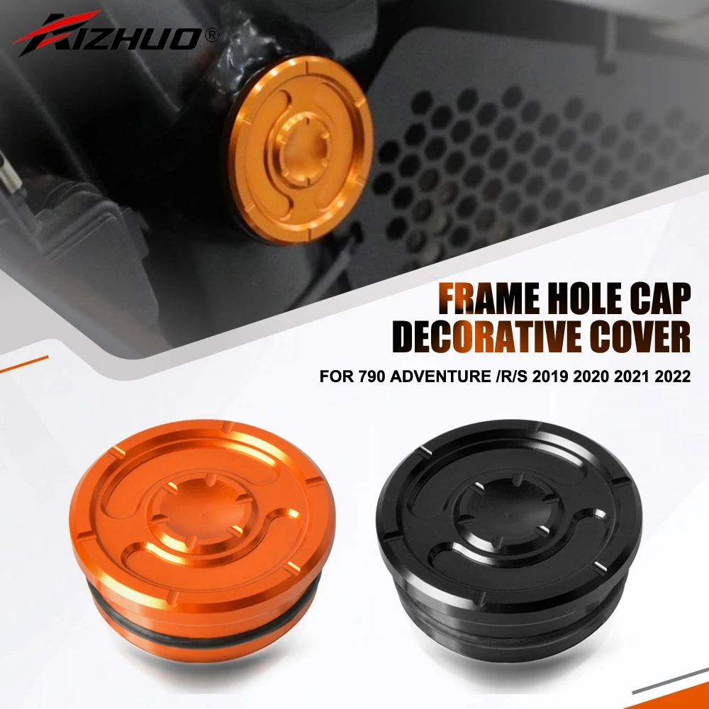 

FOR 790 Adventure /R/S 2019 2020 2021 2022 Motorcycle Aluminum Frame Hole Cap Carved Decorative Cover Plug 790 Duke 890 R/GP ADV