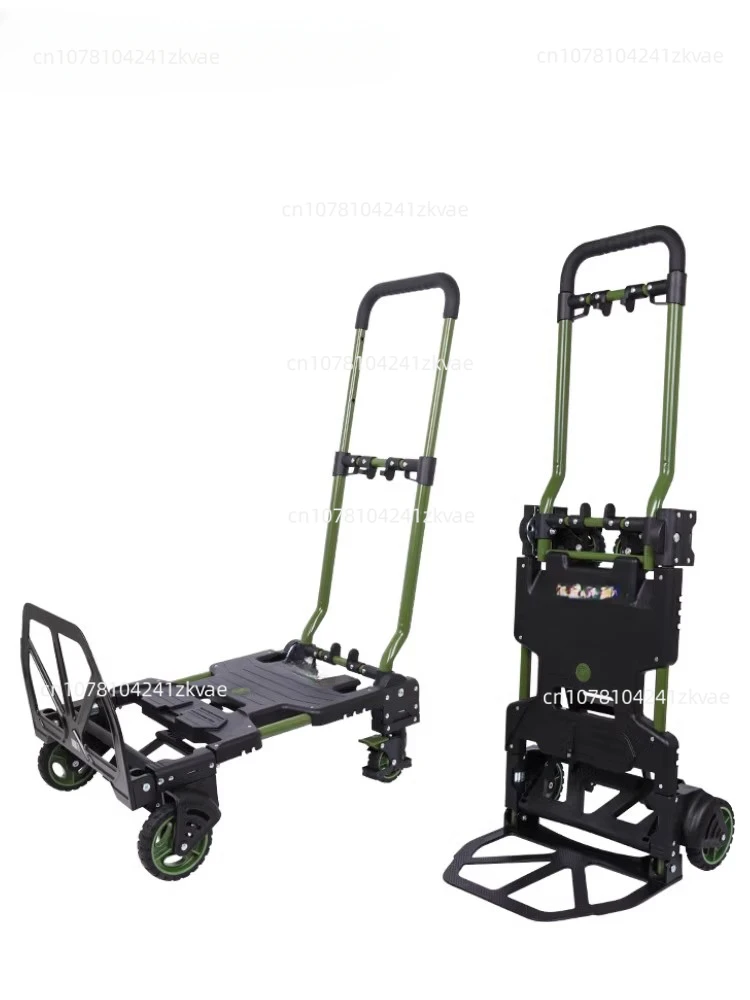 Shopping Cart Portable Platform Trolley Cart Luggage Trolley Carrier