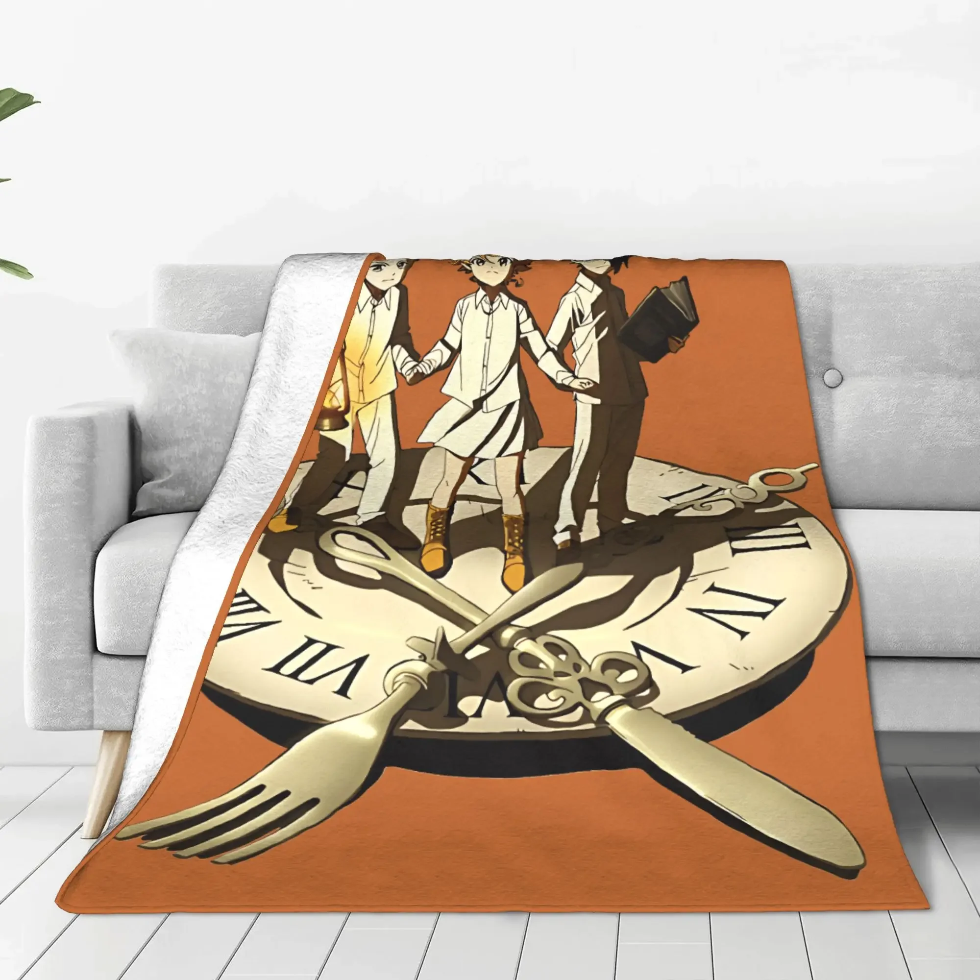 لينة الدافئة رمي بطانية للتخييم وعد نيفرلاند إيما راي نورمان الثلاثي الفانيلا المفرش غطاء سرير أريكة