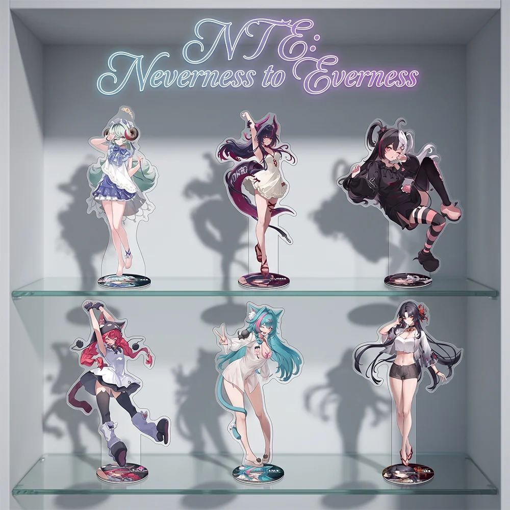 HOT Game NTE: Neverness to Everness Shinku Nanally Mint Sakiri 15CM Acrylic Stand Keychain Anime Stand Tabletop Ornament
